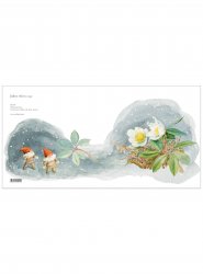 Julkort julros Helleborus nigra 15x15 cm, Maj Fagerberg