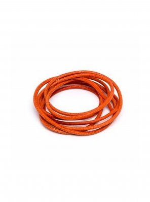 Läderband Orange 100 cm 1,3mm