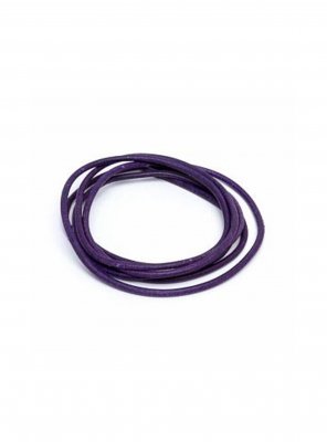 Läderband Lila Mörk Violett 100 cm 1,3 mm